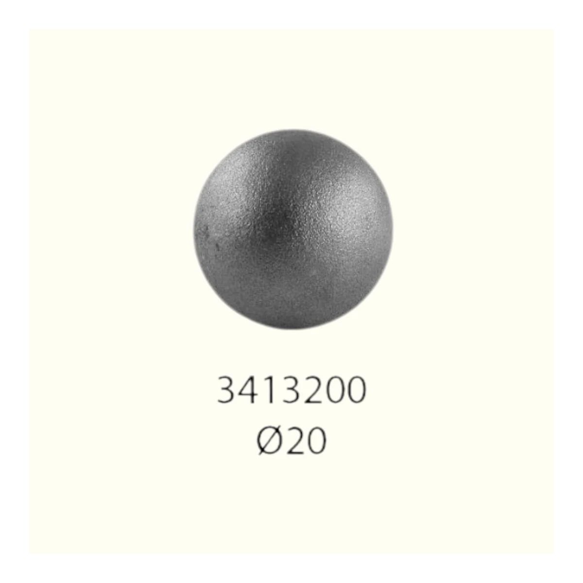 Капачка за метал 3413400 - кръгла, D= 40 mm