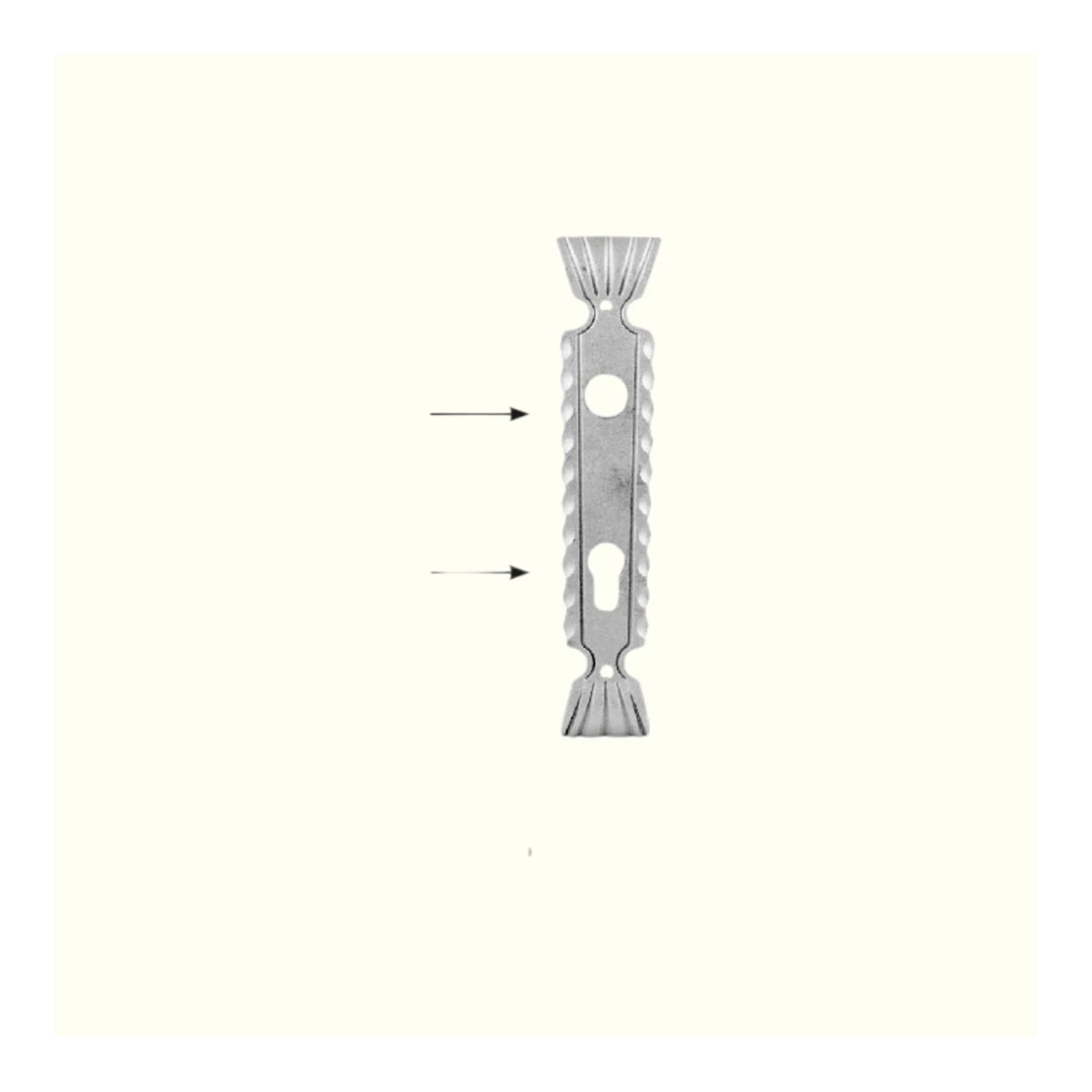 Розетка за брава 3426801 (3 mm), 56*260 mm